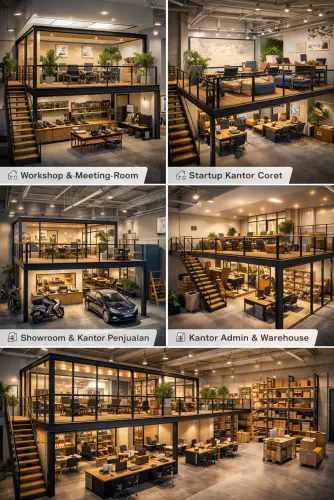 Mezzanine Ruang Kantor di Babakan Ciparay